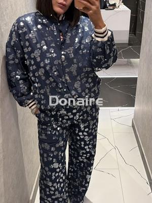 Pantalón vaquero con lentejuelas Dixie - Imagen 1
