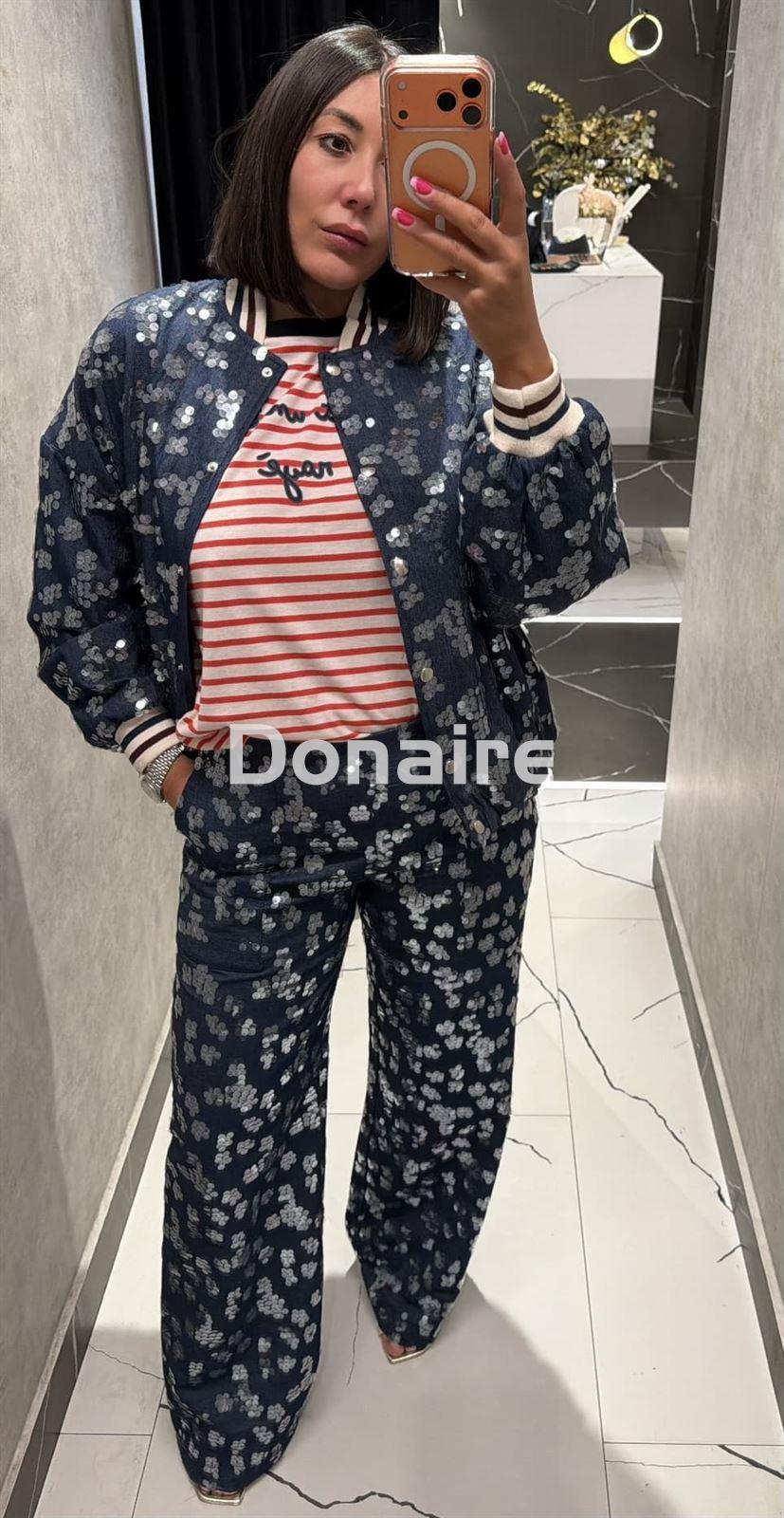 Pantalón vaquero con lentejuelas Dixie - Imagen 4