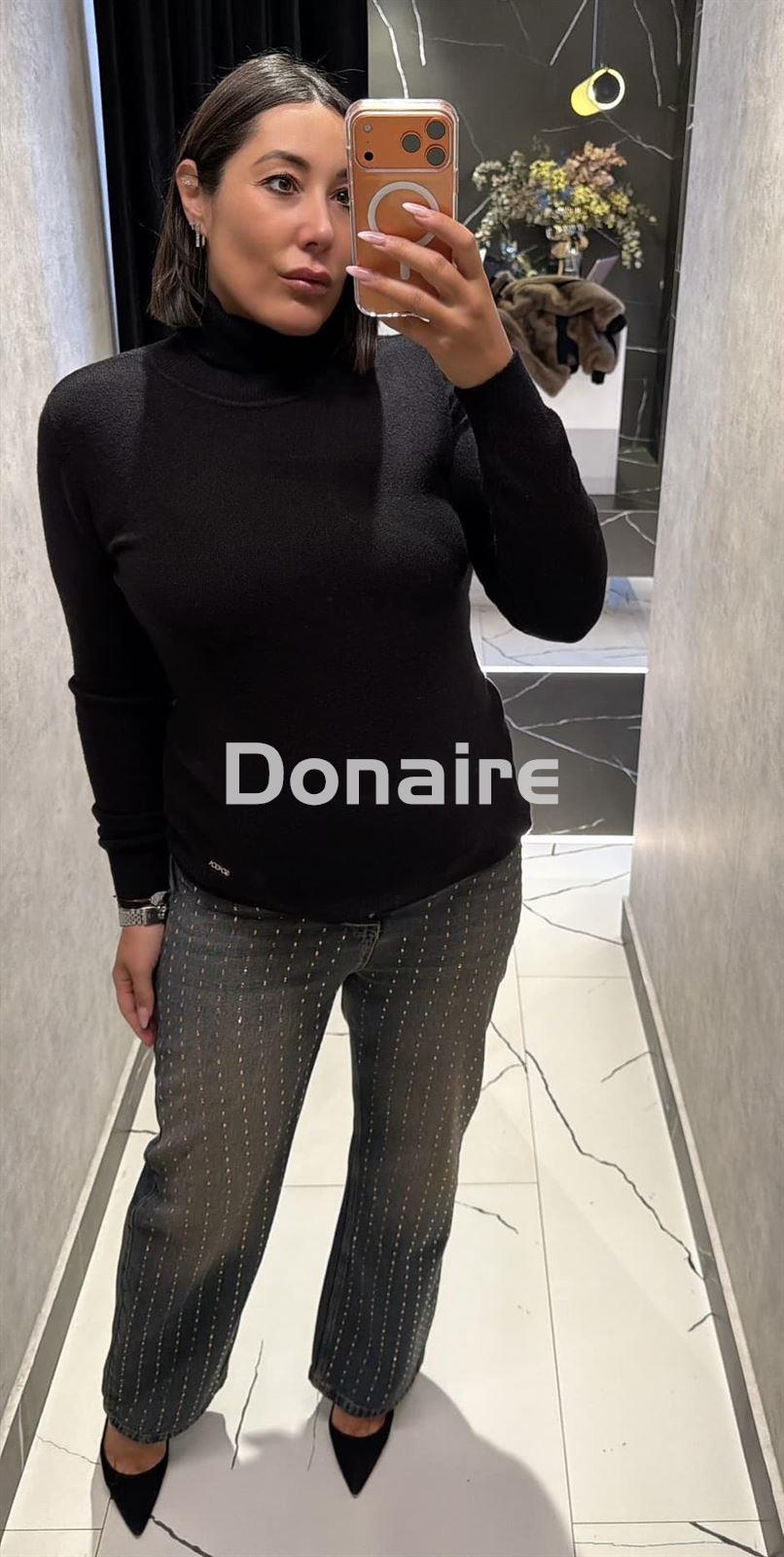 Pantalón vaquero desgastado brillantes Lola Casademunt - Imagen 2