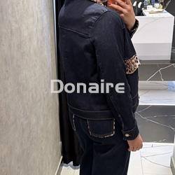 Pantalón vaquero estilo culotte detalles animal print Lola Casademunt - Imagen 2