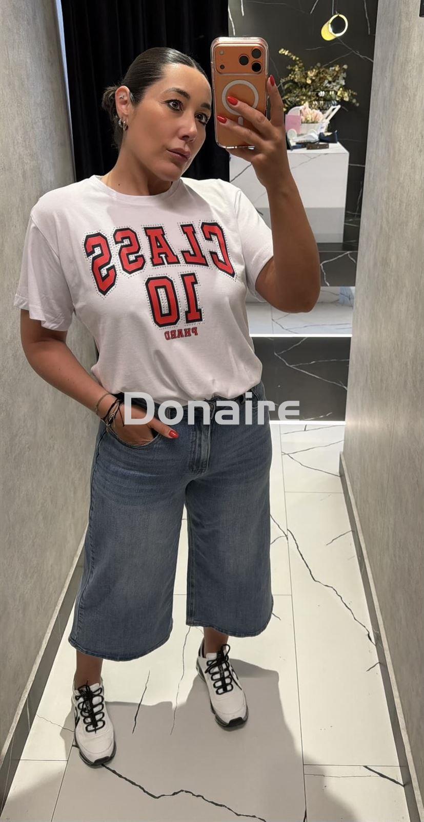 Pantalón vaquero estilo culotte Phard - Imagen 1