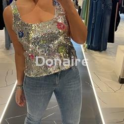 Pantalón vaquero flare bajo deshilado Phard - Imagen 2