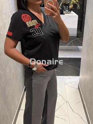 Pantalón vaquero gris bicolor Lola Casademunt - Imagen 2