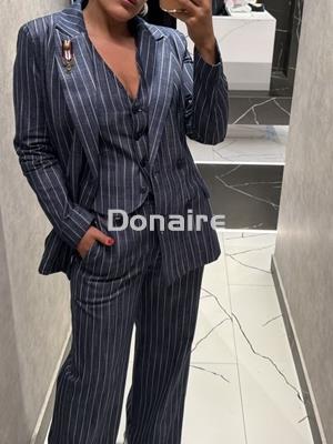 Pantalón vaquero palazzo raya diplomática PHARD - Imagen 1