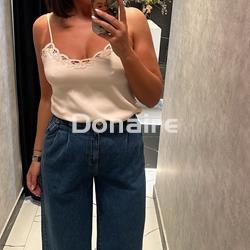 Pantalón vaquero pata ancha L’CECCI - Imagen 1