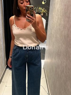 Pantalón vaquero pata ancha L’CECCI - Imagen 1