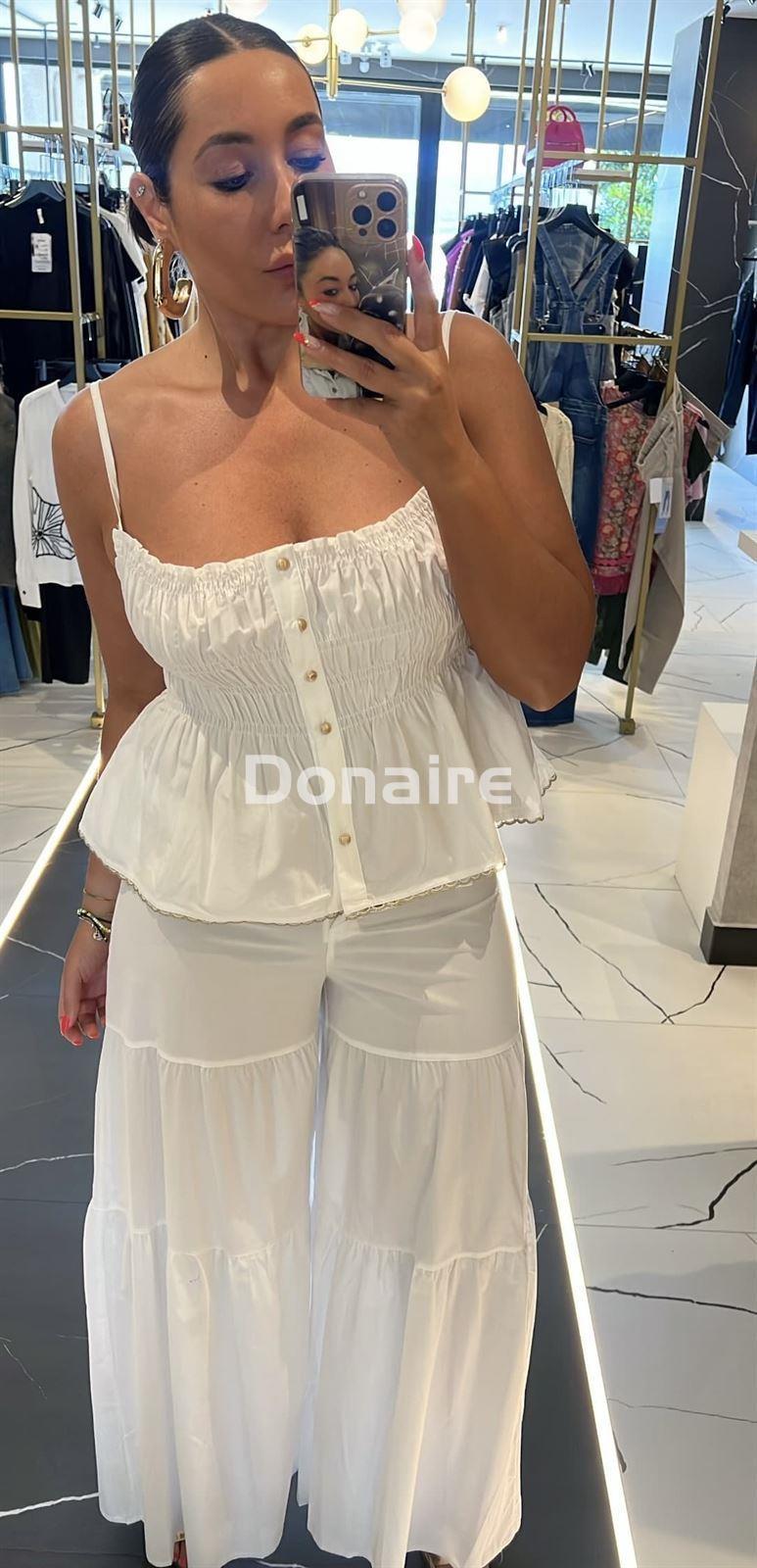 Pantalón volantes efecto falda larga NKN - Imagen 2
