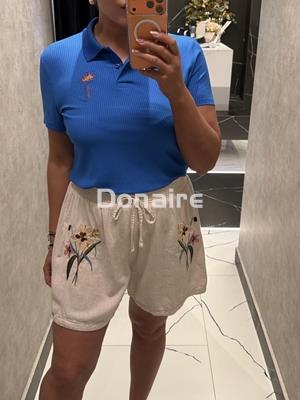 Polo azul manga corte Lez a Lez - Imagen 2