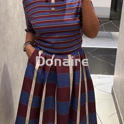 Polo rayas botones joya Dixie - Imagen 1