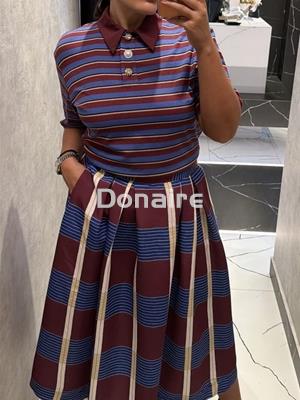 Polo rayas botones joya Dixie - Imagen 1