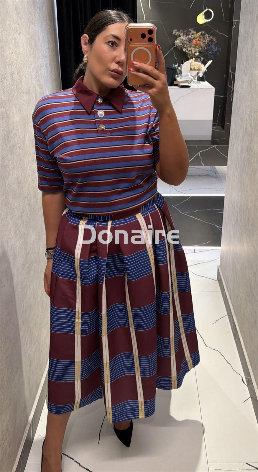 Polo rayas botones joya Dixie - Imagen 2