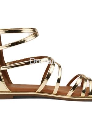 Sandalia dorada estilo romana NKN - Imagen 1