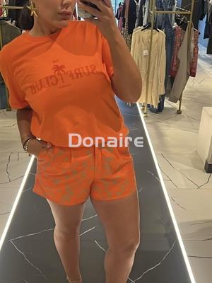 Short naranja y manchas OPEN - Imagen 1