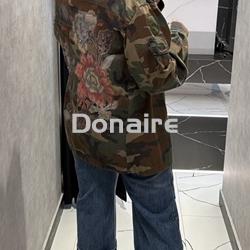 Sobrecamisa print militar y floral Dixie - Imagen 2