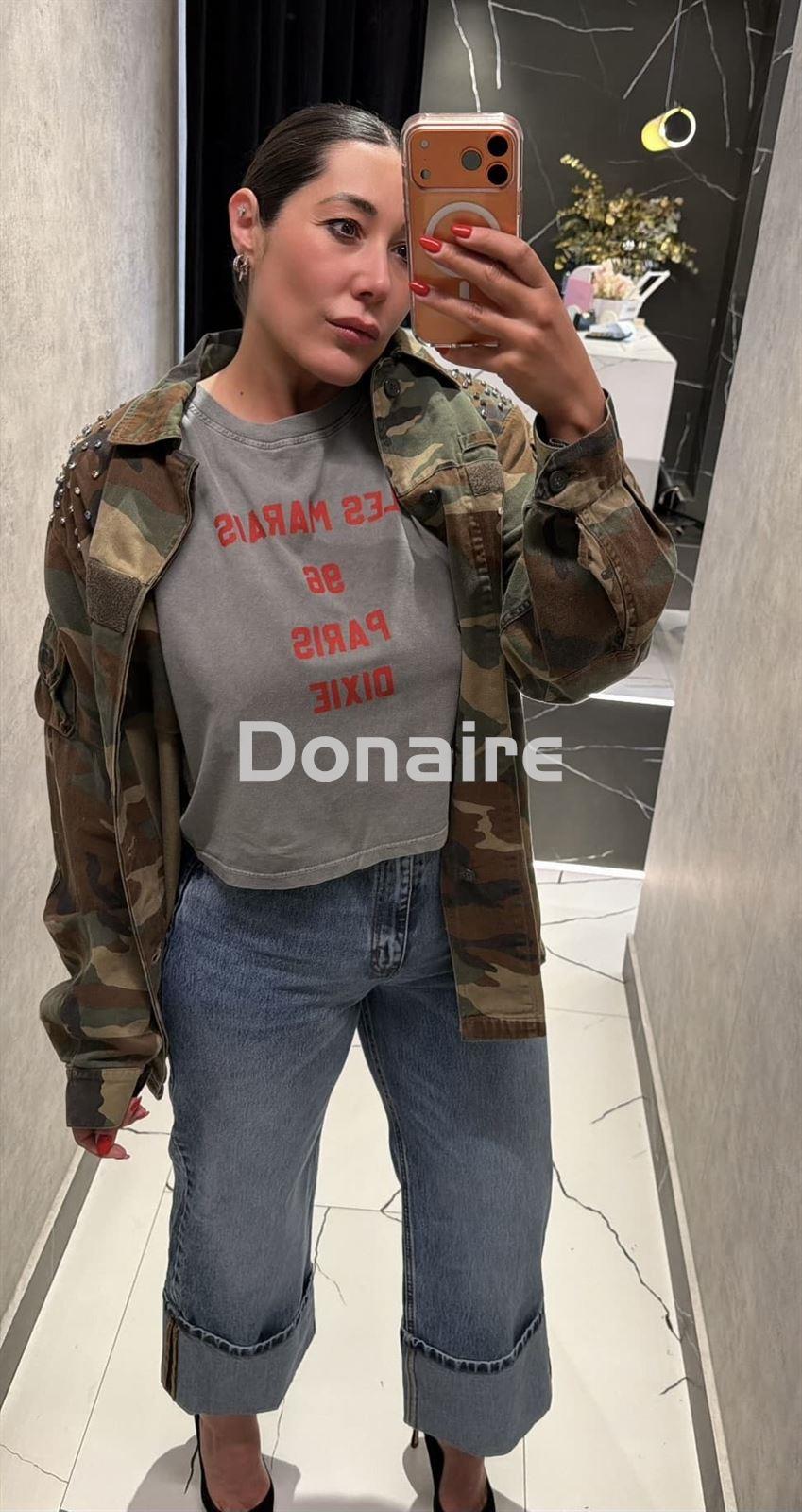 Sobrecamisa print militar y floral Dixie - Imagen 5