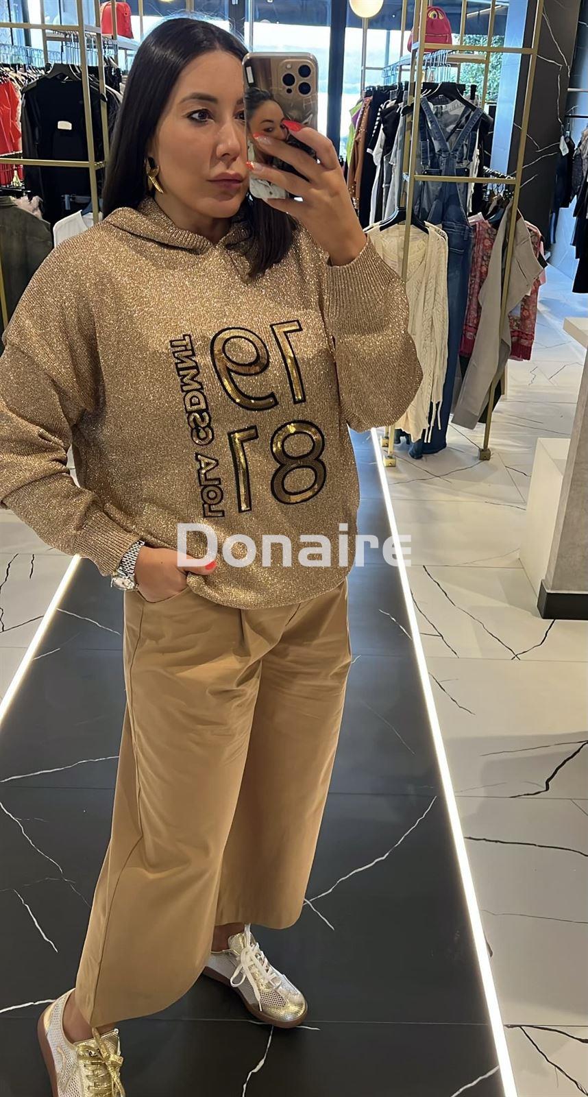 Sudadera de punto de lurex 1981 Lola Casademunt - Imagen 1