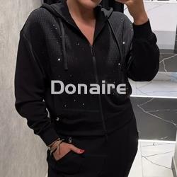 Sudadera neopreno y strass Lola Casademunt - Imagen 1