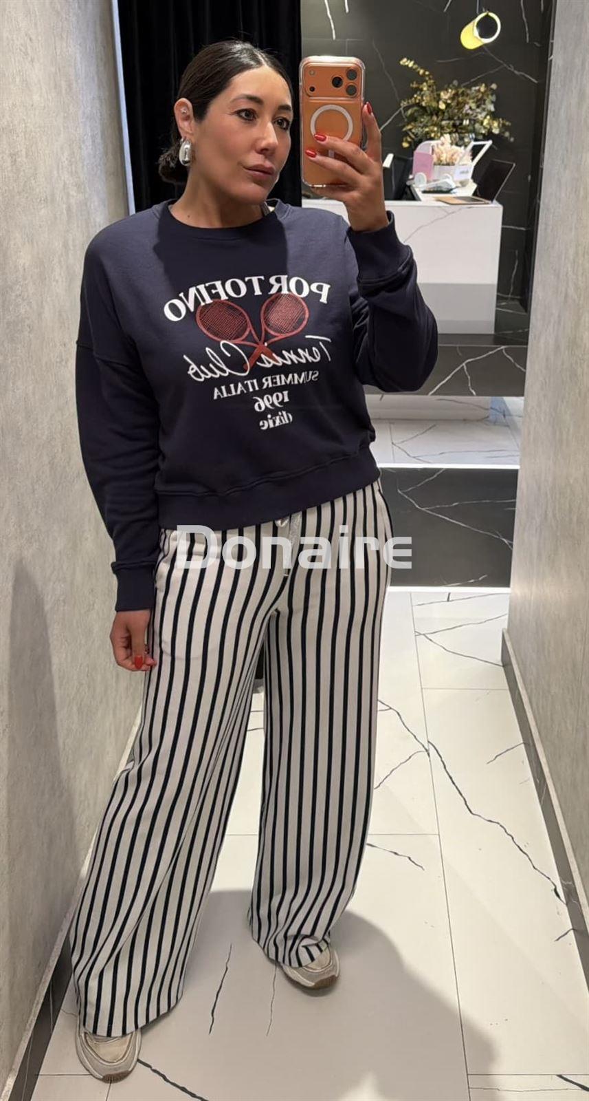 Sudadera Portofino azul marino Dixie - Imagen 1