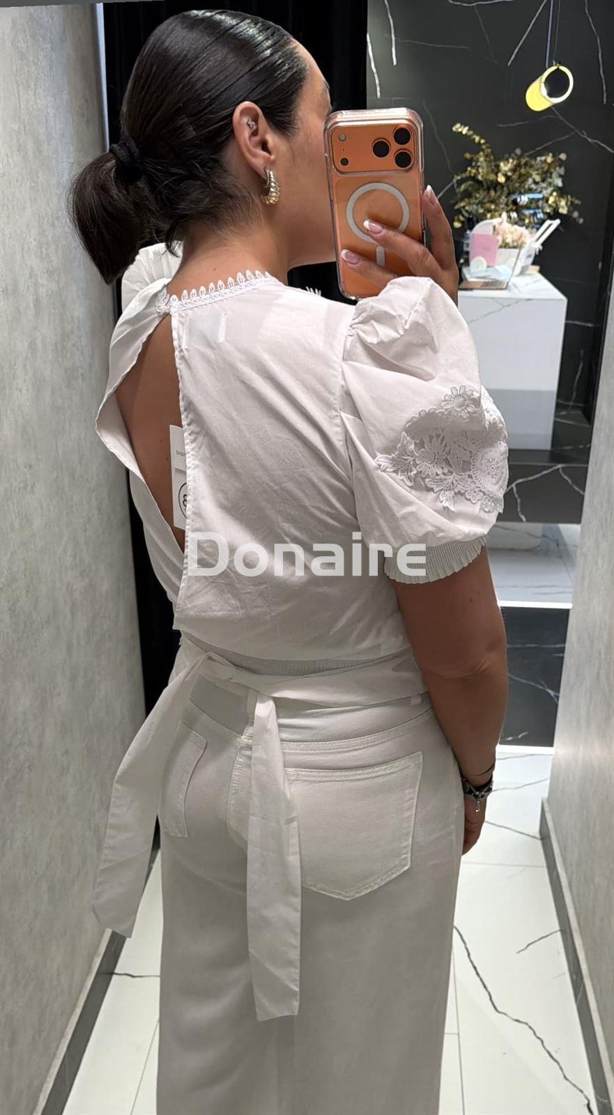 Top blanco guipour BSB - Imagen 2