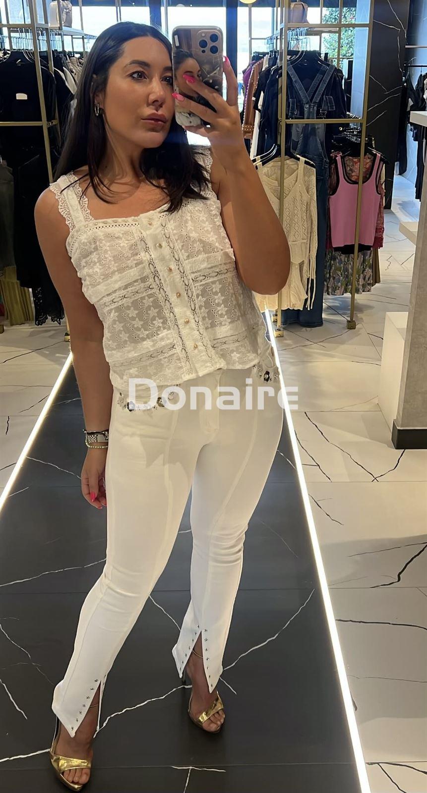 Top blonda encaje NKN - Imagen 1