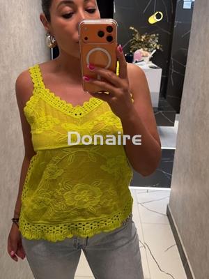 Top crochet lima Koralline - Imagen 1