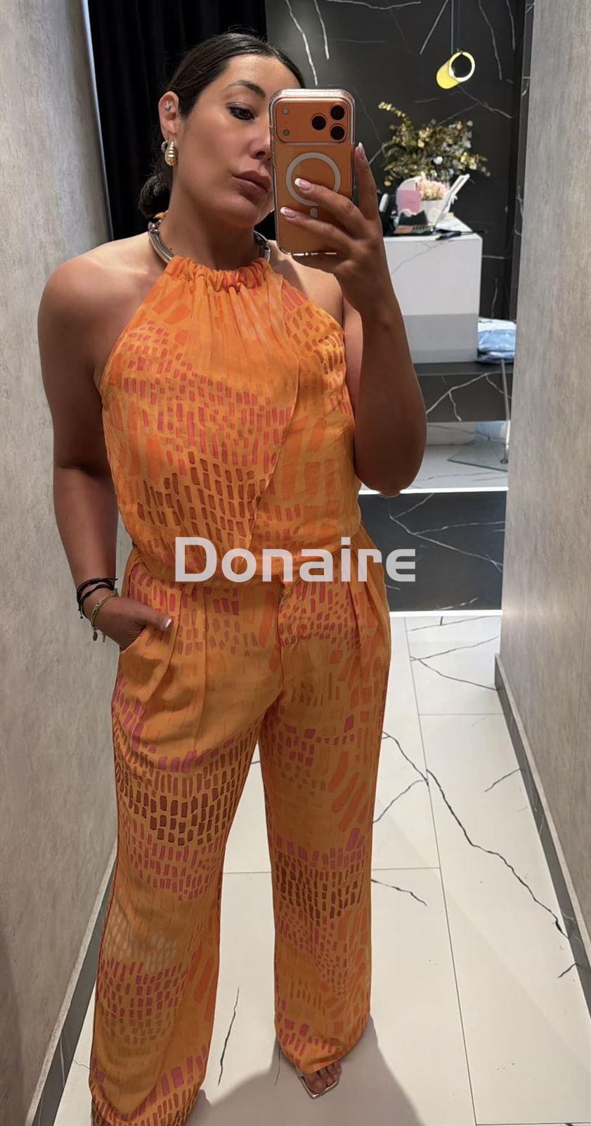 Top gasa escote halter Open - Imagen 2