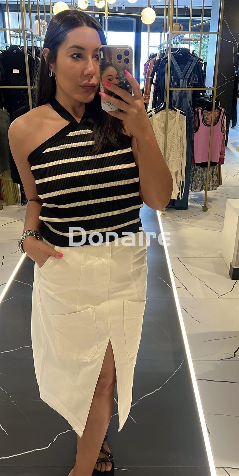 Top halter rayas NKN - Imagen 1