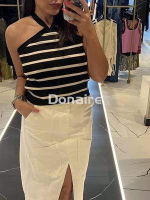 Top halter rayas NKN - Imagen 1