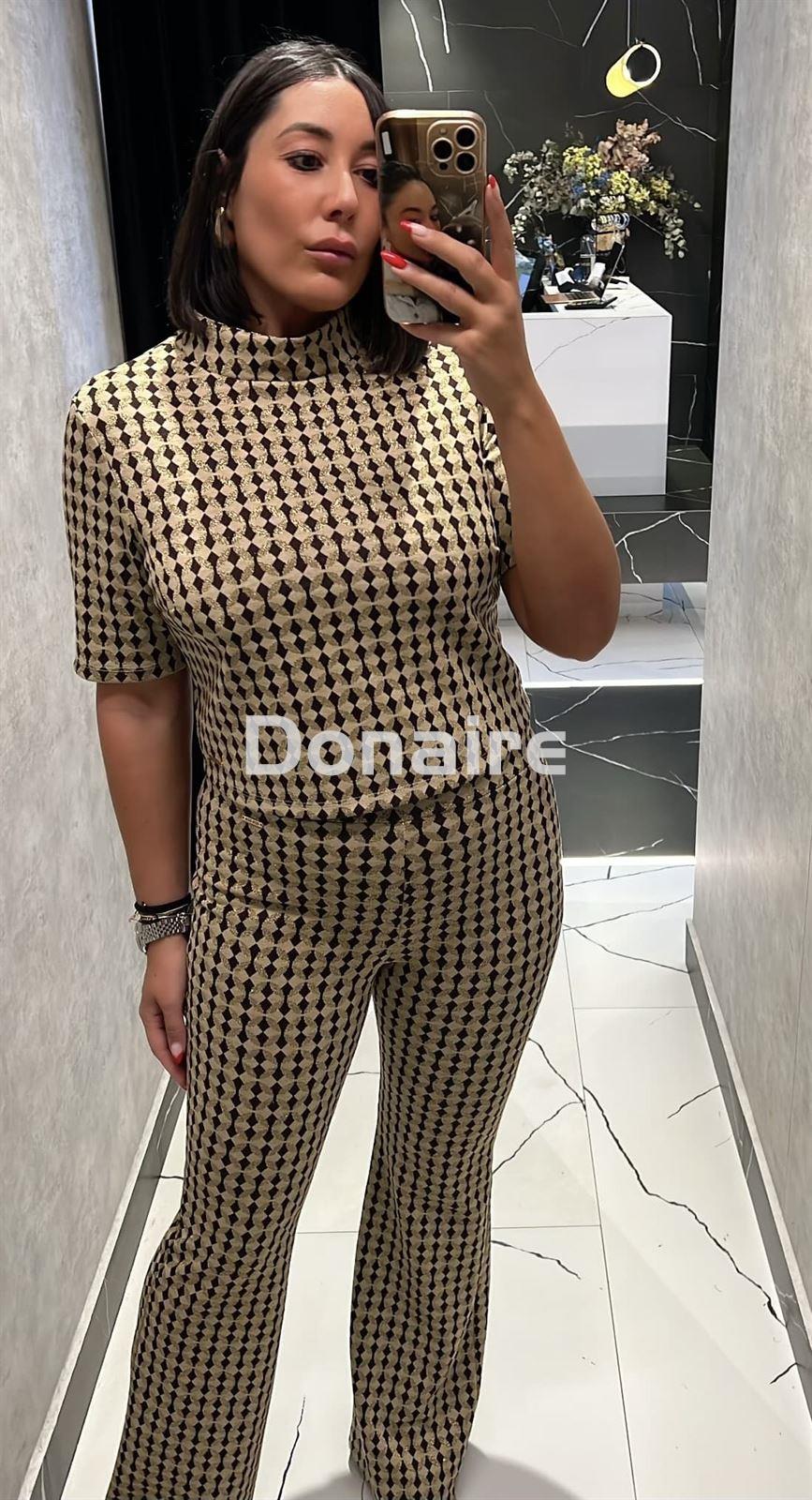Top jacquard manga corta Goa Goa - Imagen 1