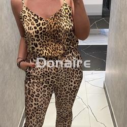 Top lencero animal print Lola Casademunt - Imagen 1