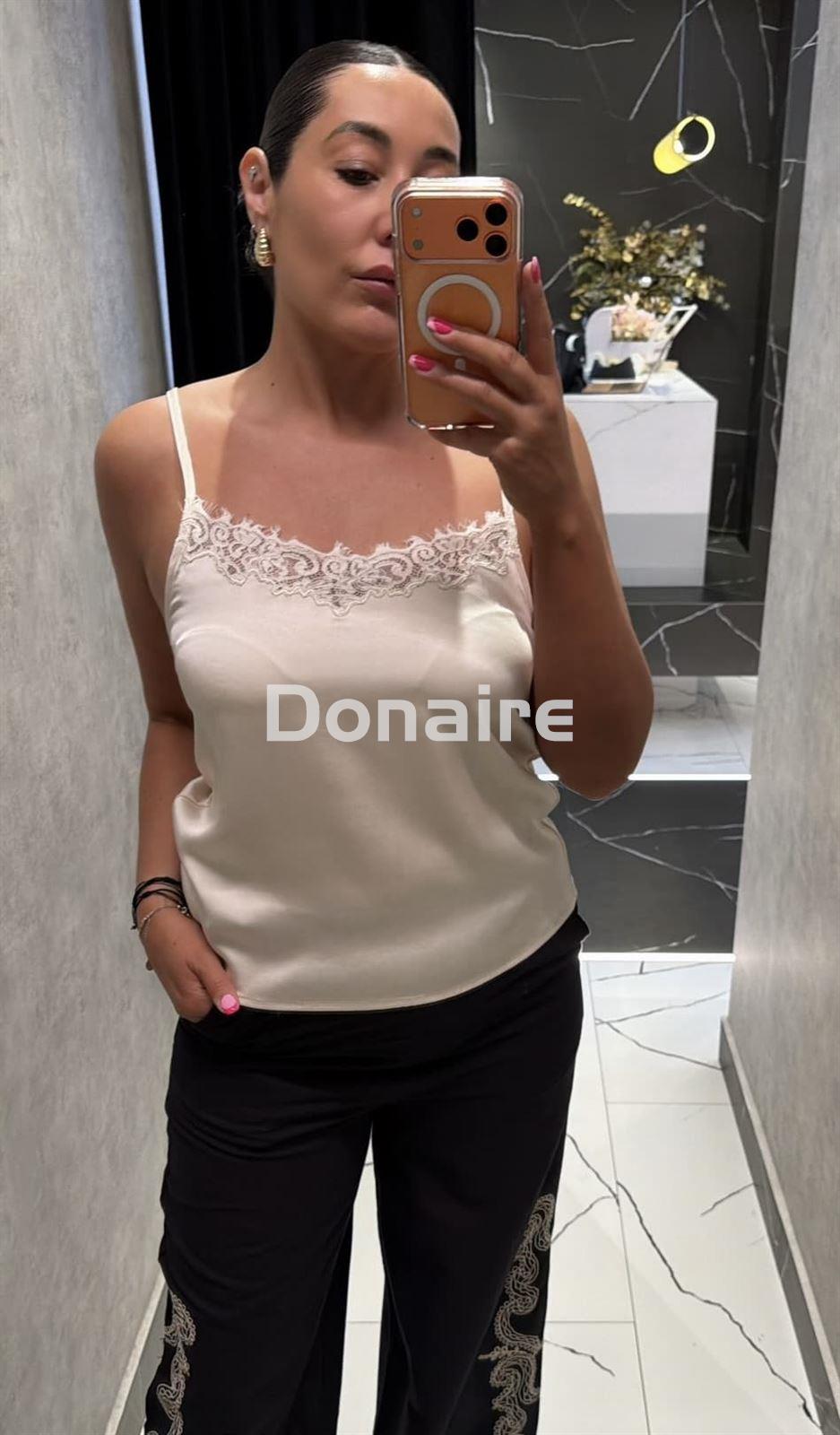 Top lencero blonda encaje NKN - Imagen 1