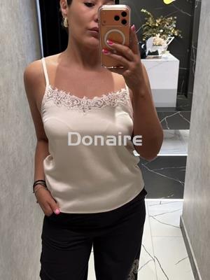 Top lencero blonda encaje NKN - Imagen 1