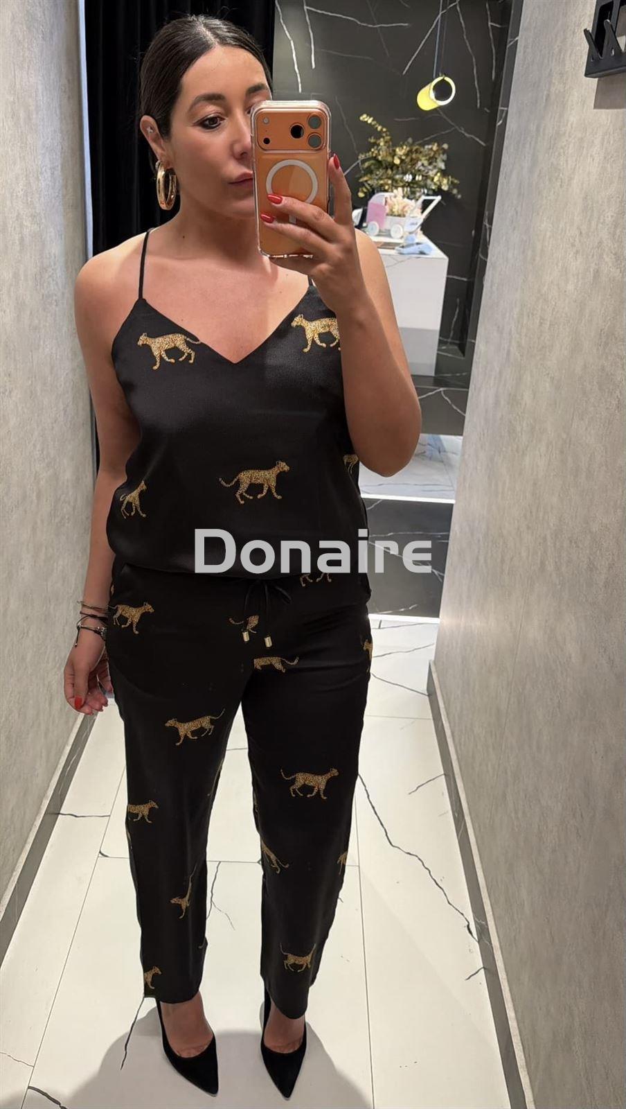 Top lencero con estampado de leopardos Lola Casademunt - Imagen 2