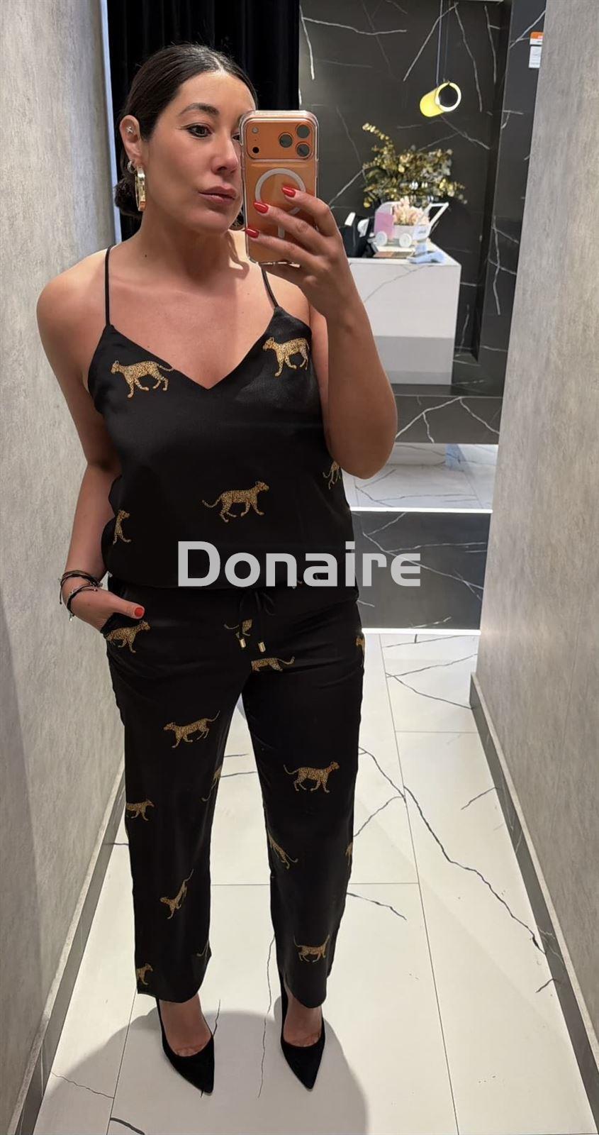 Top lencero con estampado de leopardos Lola Casademunt - Imagen 3