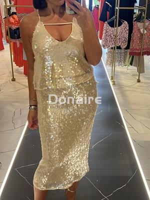 Top lentejuelas tirantes OPEN - Imagen 2