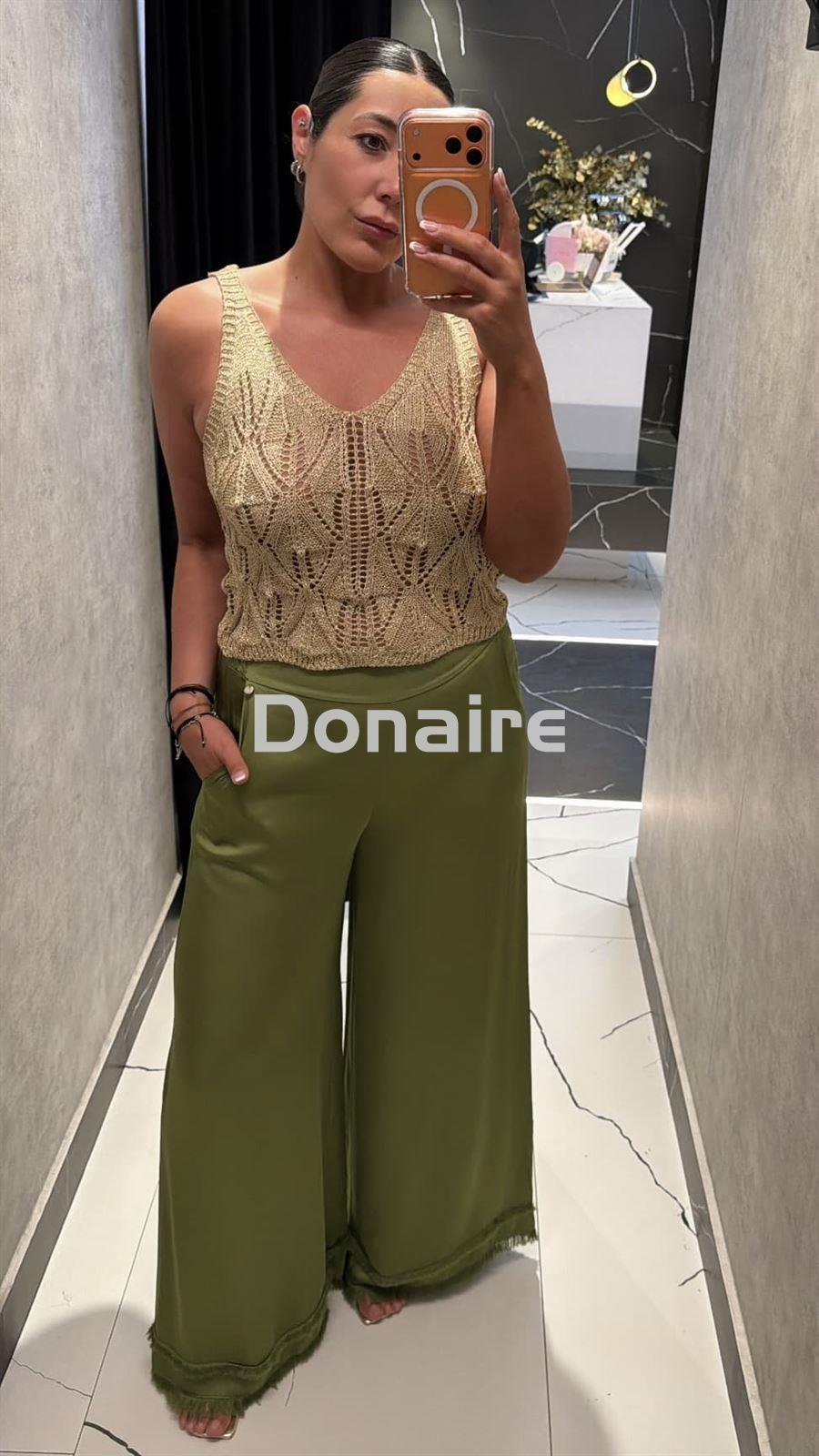 Top lurex dorado Goa Goa - Imagen 1