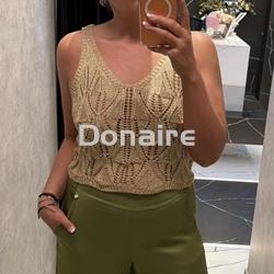 Top lurex dorado Goa Goa - Imagen 2