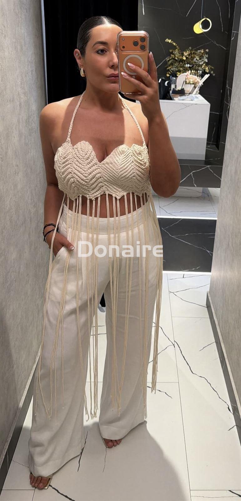 Top macramé Open - Imagen 1