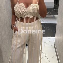 Top macramé Open - Imagen 1