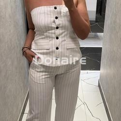 Top palabra de honor blanco raya diplomática Phard - Imagen 2