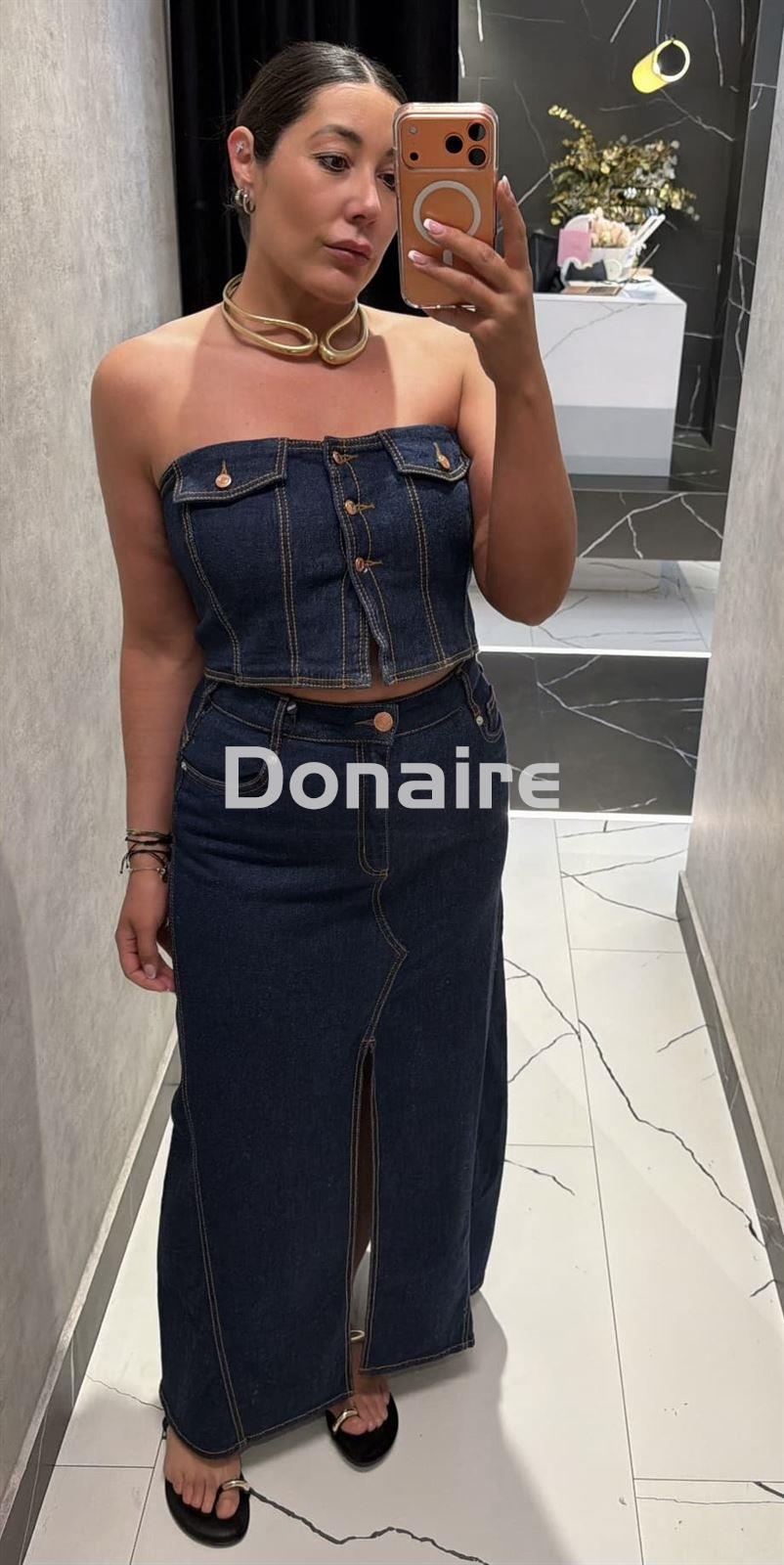 Top palabra de honor vaquero Open - Imagen 1