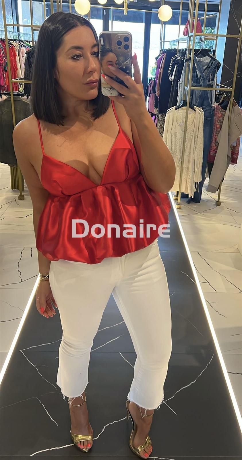 Top peplum rojo L’CECCI - Imagen 3