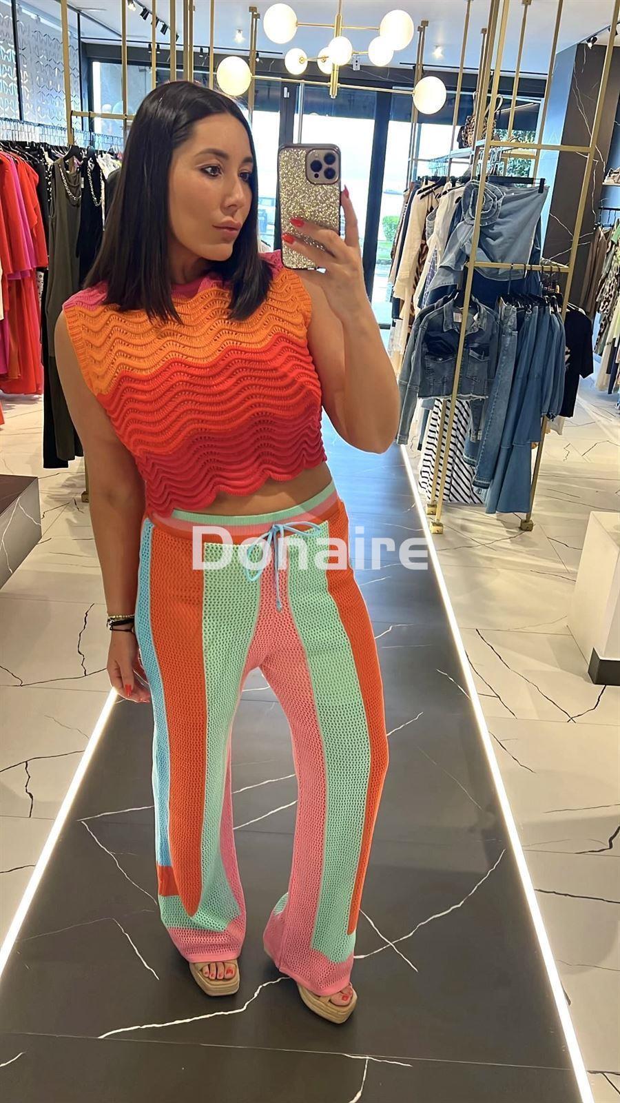 Top punto forma de ondas multicolor Lez a Lez - Imagen 2