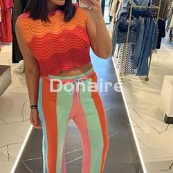 Top punto forma de ondas multicolor Lez a Lez - Imagen 2