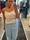 Top tirantes combinado crochet beige NKN - Imagen 2