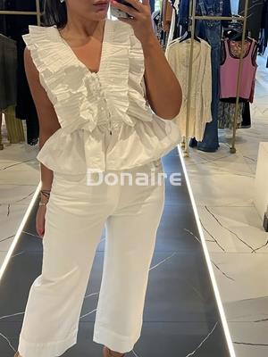 Top volantes plisados NKN - Imagen 1