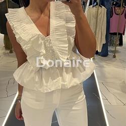 Top volantes plisados NKN - Imagen 2