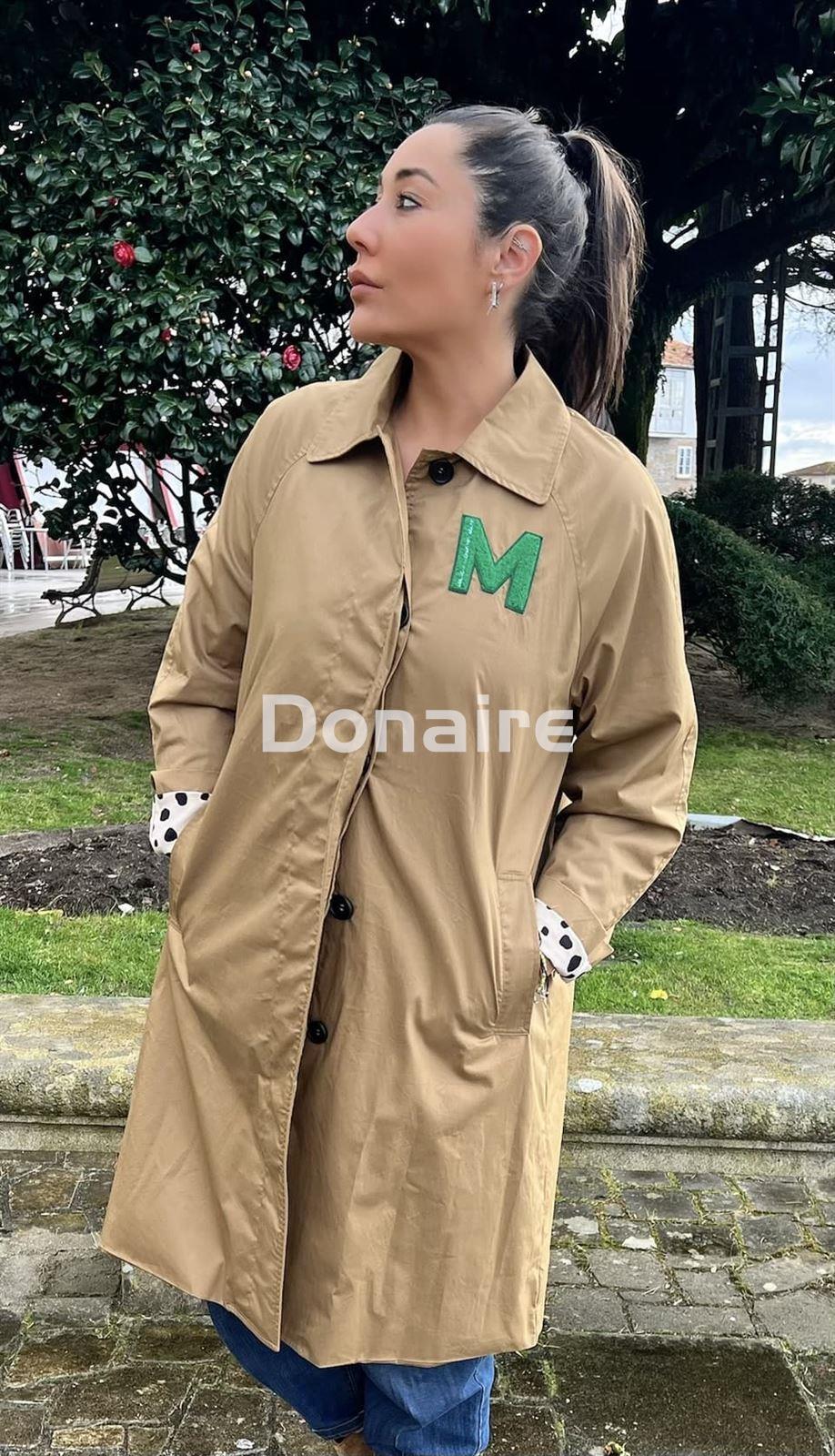 Trench beige con detalle de parches Maite - Imagen 1