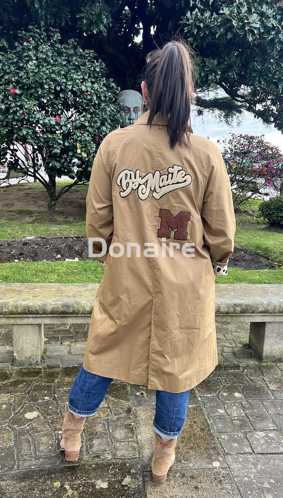 Trench beige con detalle de parches Maite - Imagen 2