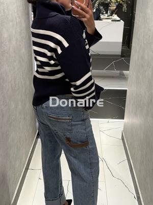 Vaquero pata ancha bajo doble Lola Casademunt - Imagen 2